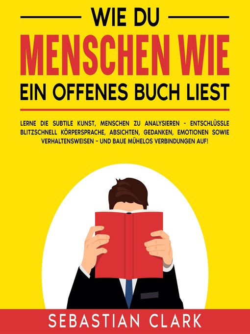 Cover image for Wie du Menschen wie ein offenes Buch liest